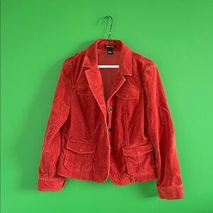 Madison Studio Corduroy Blazer Burnt Orange